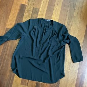 Barely-worn black blouse size petite medium